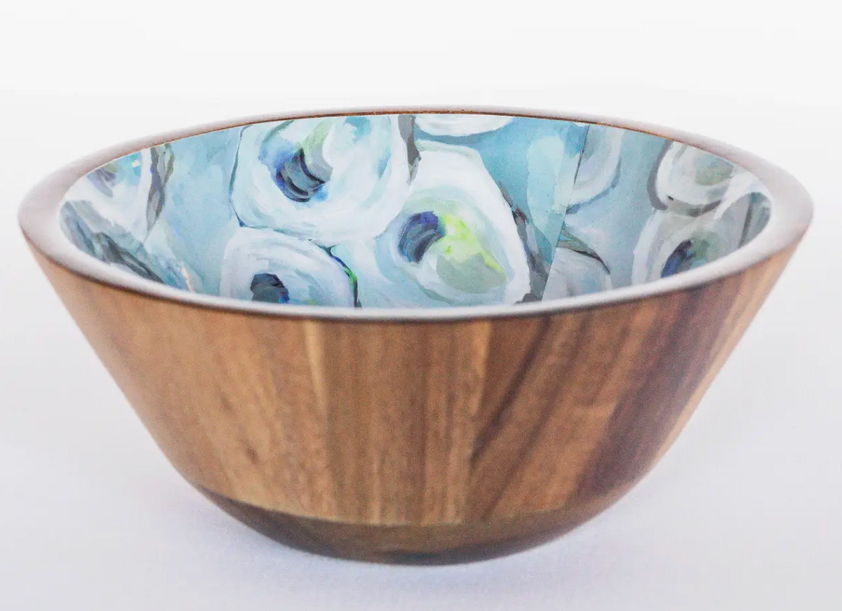 KIM HOVELL WOODEN BOWL MEDIUM EBB AND FLOW