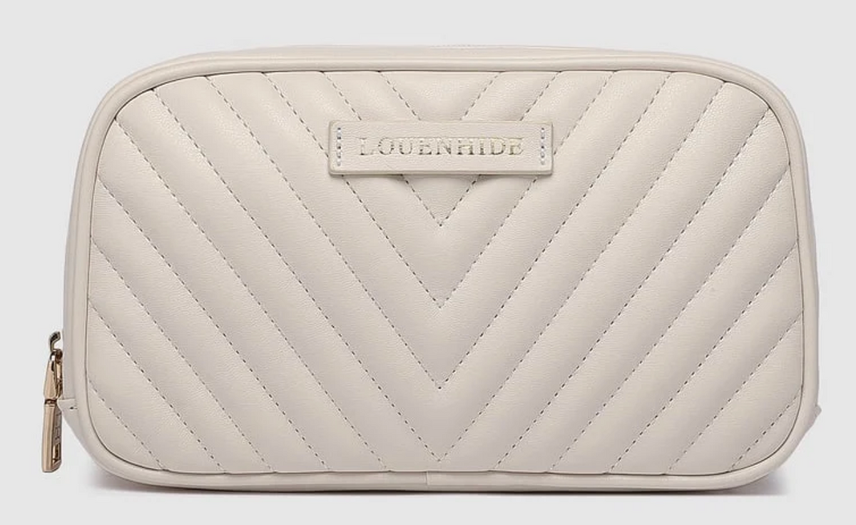 LOUENHIDE LACEY QUILTED MAKEUP BAG