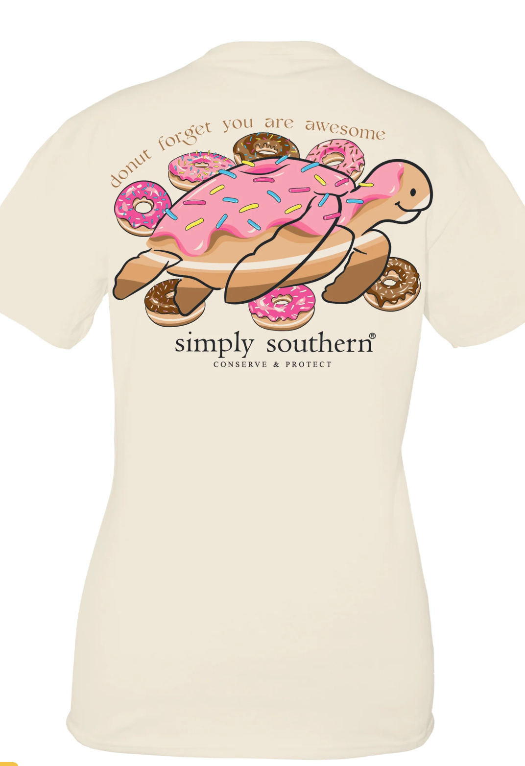 SIMPLY SOUTHERN TRACK SHORT SLEEVE DONUT SHIRT