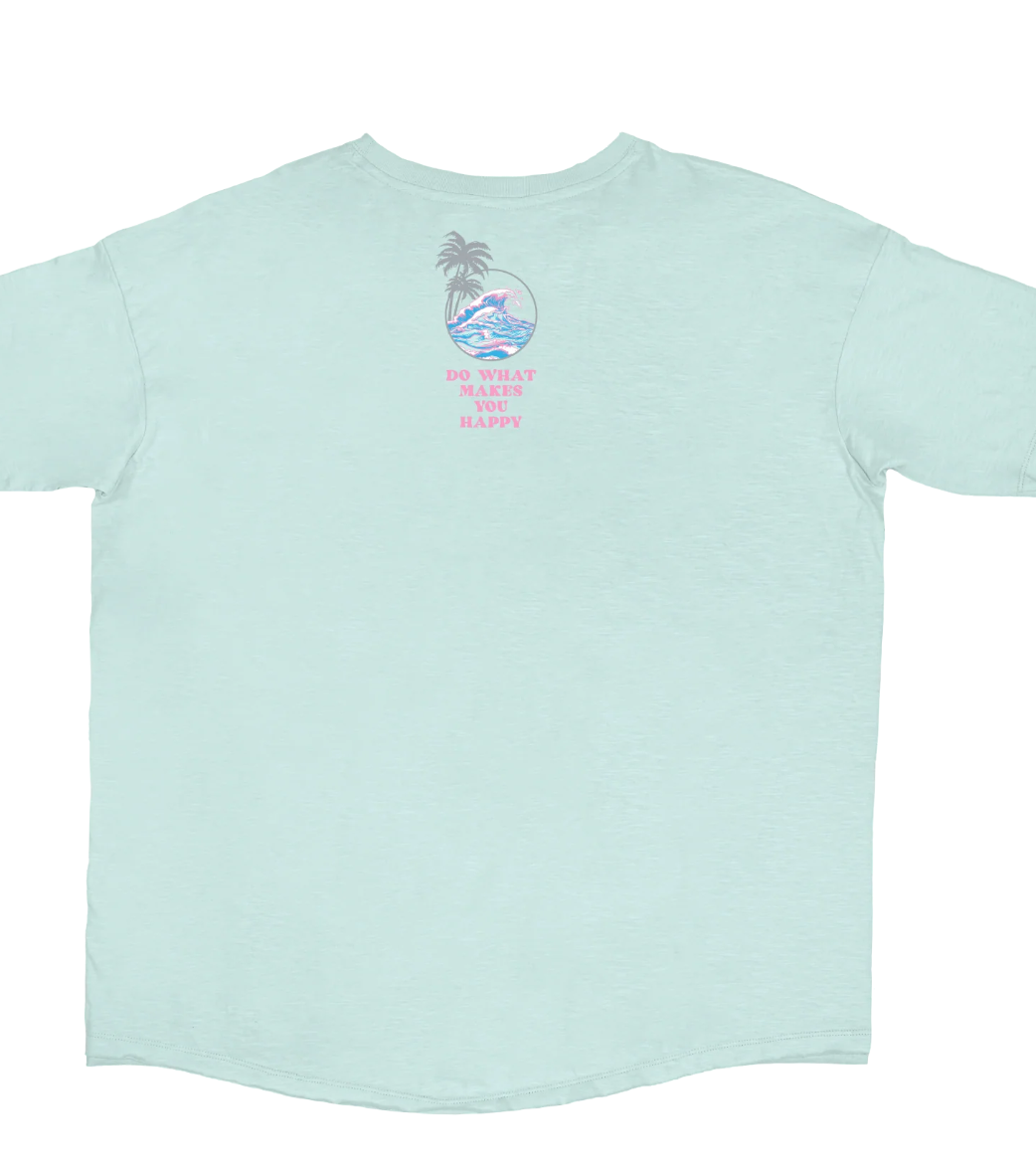 SIMPLY SOUTHERN MAKES YOU HAPPY BEACH SHORT SLEEVE T-SHIRT