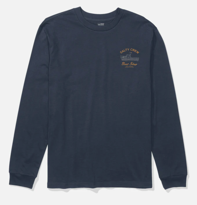 SALTY CREW BOAT SHOP LS TEE