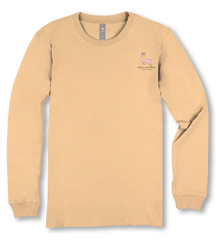 SIMPLY SOUTHERN CAMO DEER LONG SLEEVE