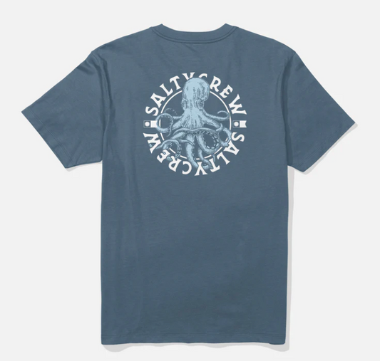 SALTY CREW TENTACLES SHORT SLEEVE SLATE