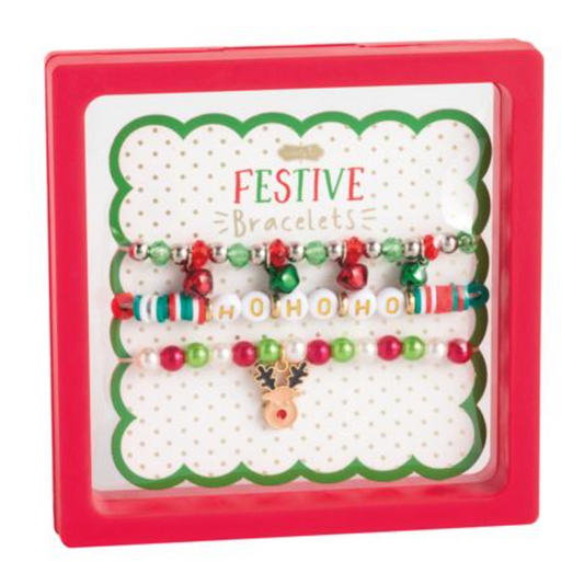 HOLIDAY BEADED BRACELETS