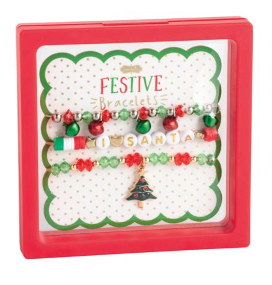 HOLIDAY BEADED BRACELETS