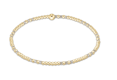 ENEWTON HOPE JOY PATTERN 2MM BEAD BRACELET