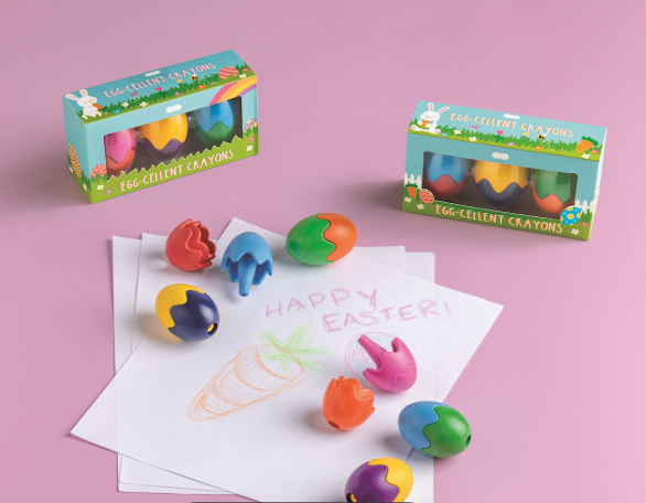 GIRL EGG SHAPED CRAYONS