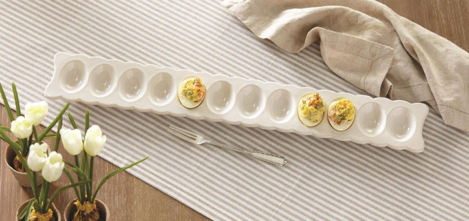 DEVILED EGG LONG TRAY SET