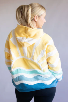 SIMPLY SOUTHERN PATCH YELLOW SUN HOODIE