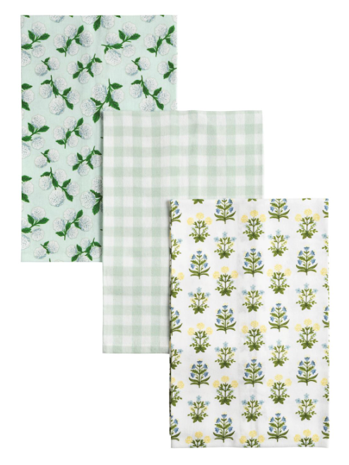 BLUE GREENHOUSE TOWEL SET