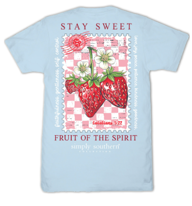SIMPLY SOUTHERN SPIRIT FRUIT SHORT SLEEVE