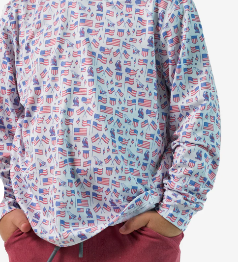 BURLEBO YOUTH POLO OLD GLORY