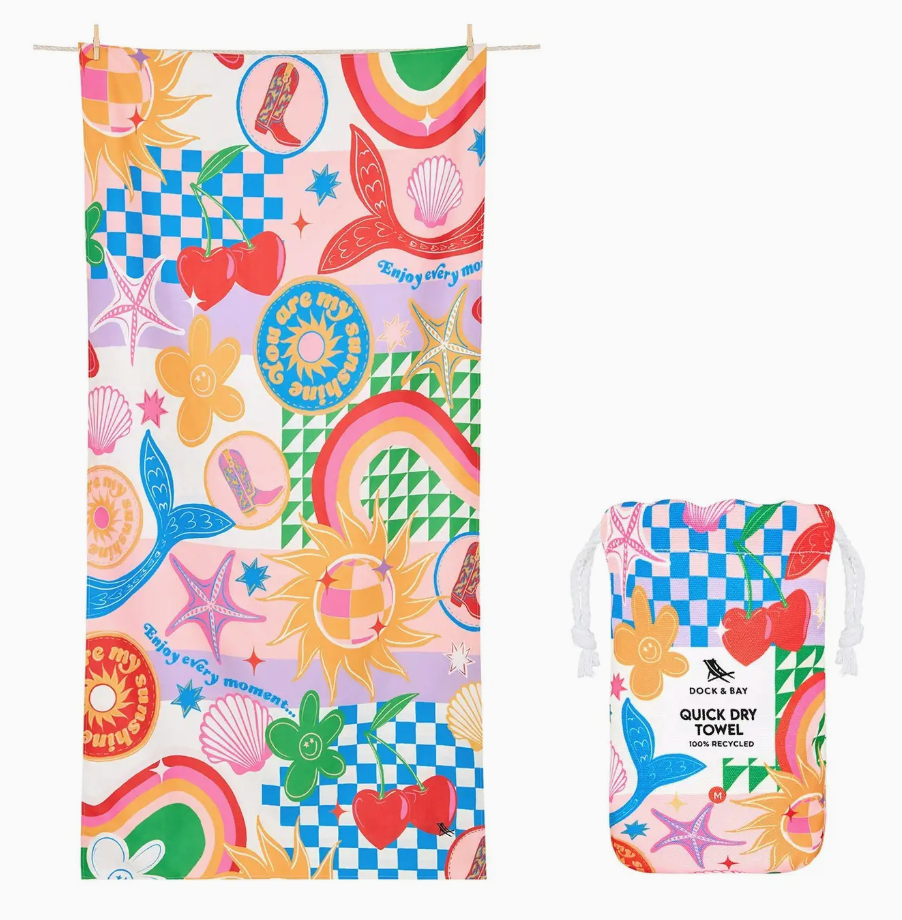 DOCK & BAY KIDS BEACH TOWEL MEDIUM