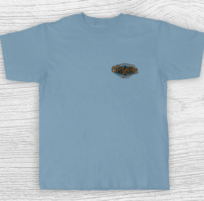 OLD GUYS RULE OLD CRABBY'S SHORT SLEEVE STONE BLUE
