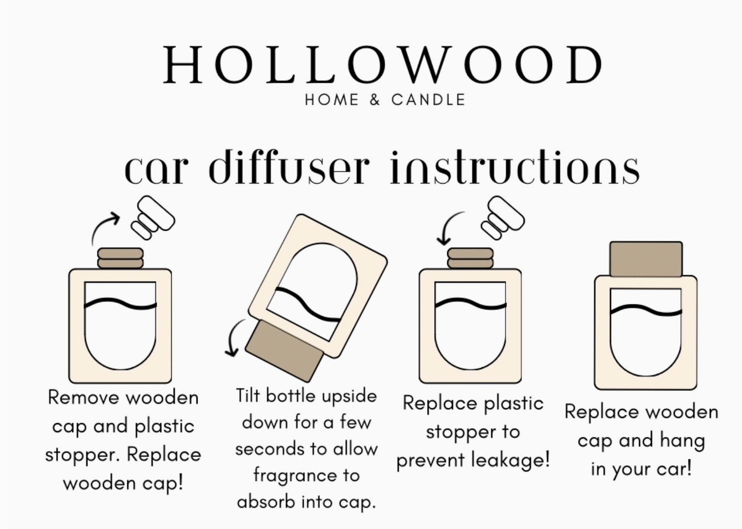 HOLLOWOOD UPTOWN CAR DIFFUSER