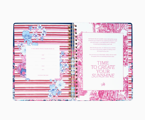 LILLY PULITZER JUMBO 17 MONTH AGENDA