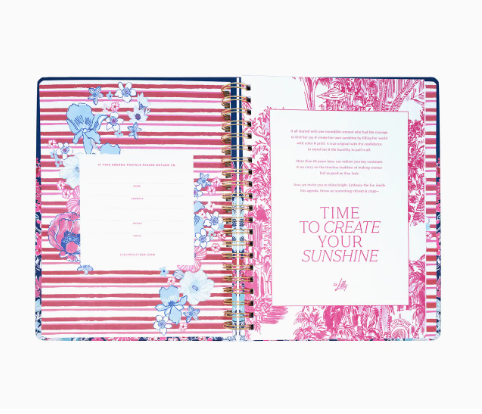 LILLY PULITZER JUMBO 17 MONTH AGENDA