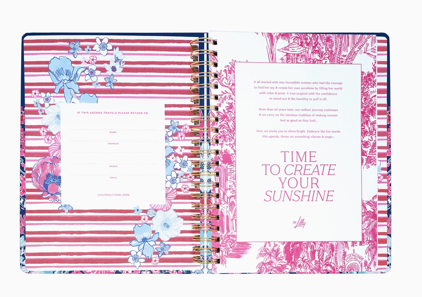 LILLY PULITZER JUMBO 17 MONTH AGENDA