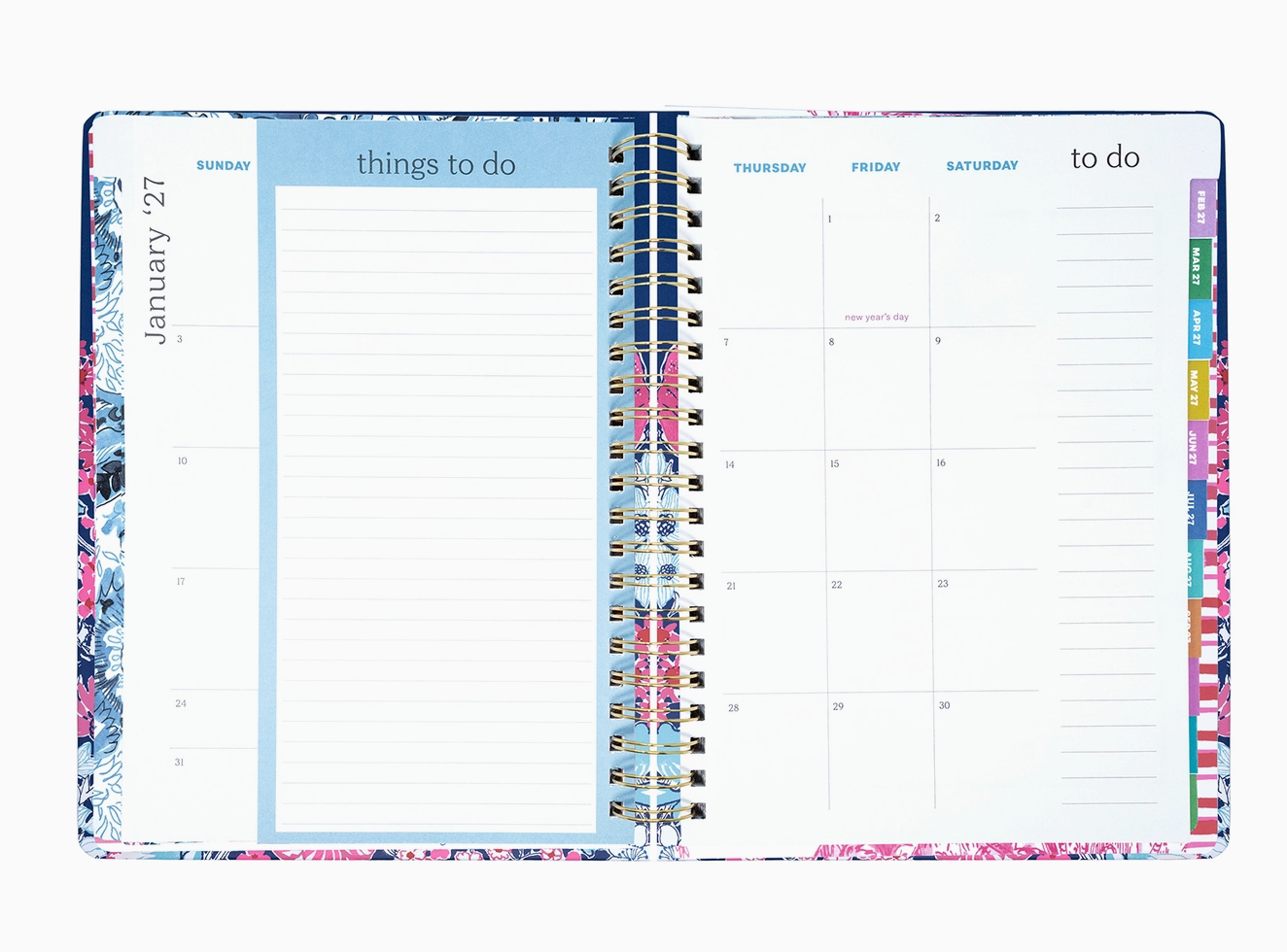 LILLY PULITZER JUMBO 17 MONTH AGENDA