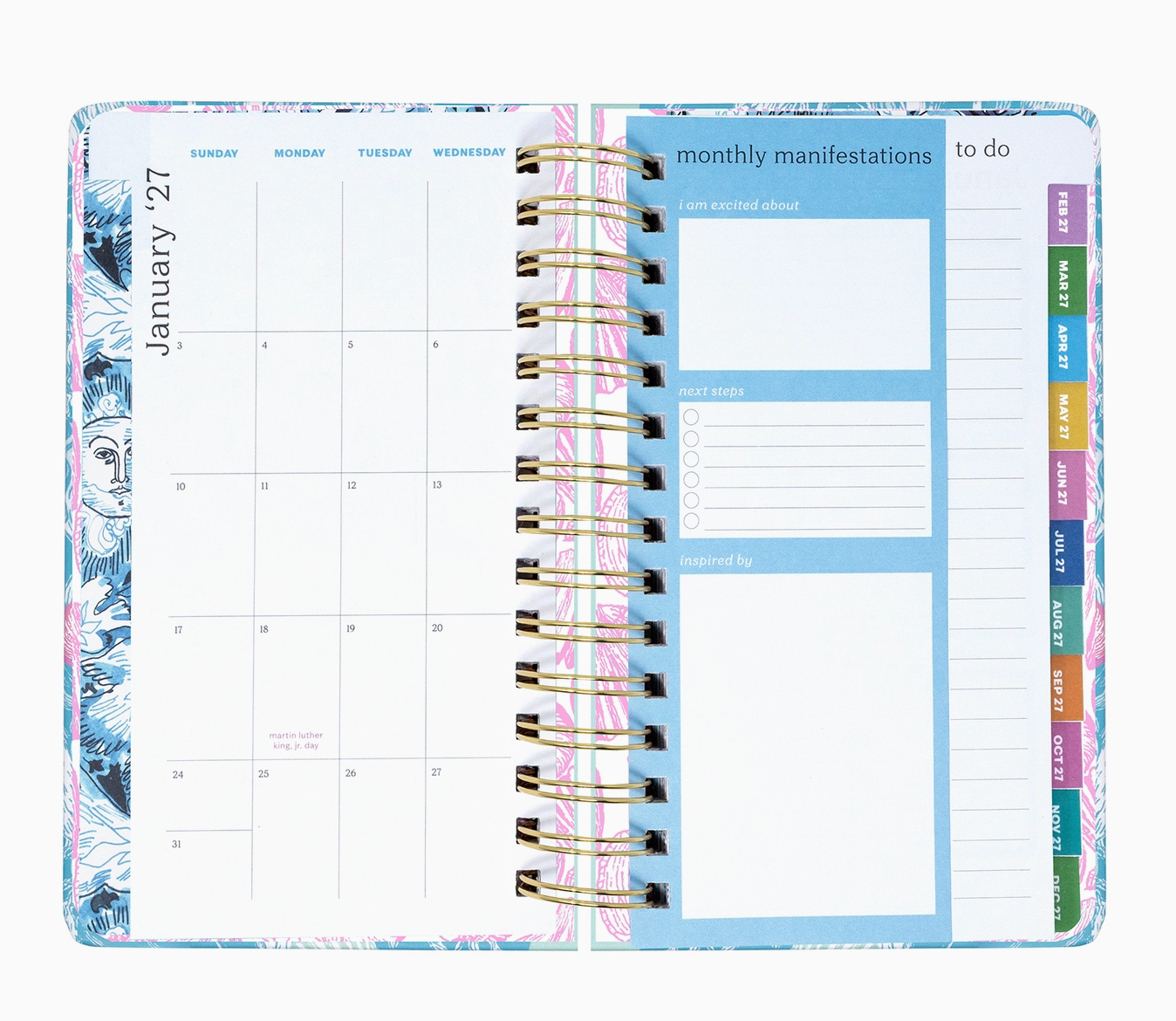 LILLY PULITZER MEDIUM 17 MONTH AGENDA SHELDEN