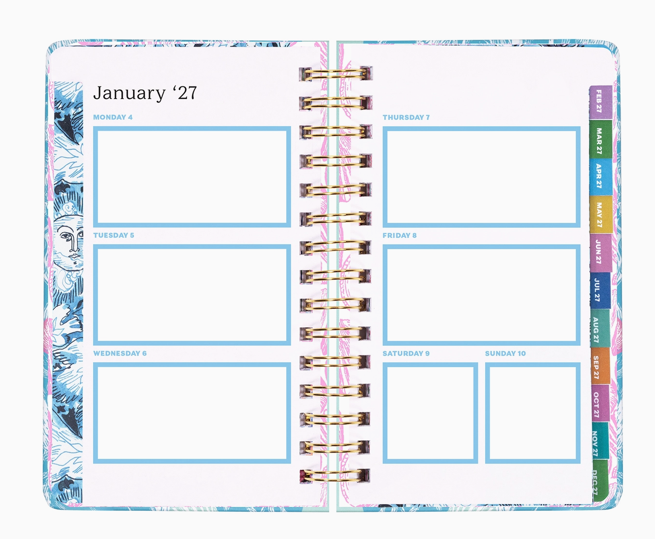 LILLY PULITZER MEDIUM 17 MONTH AGENDA SHELDEN
