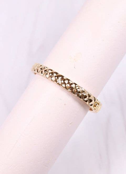 Theodosia Textured Bracelet GOLD