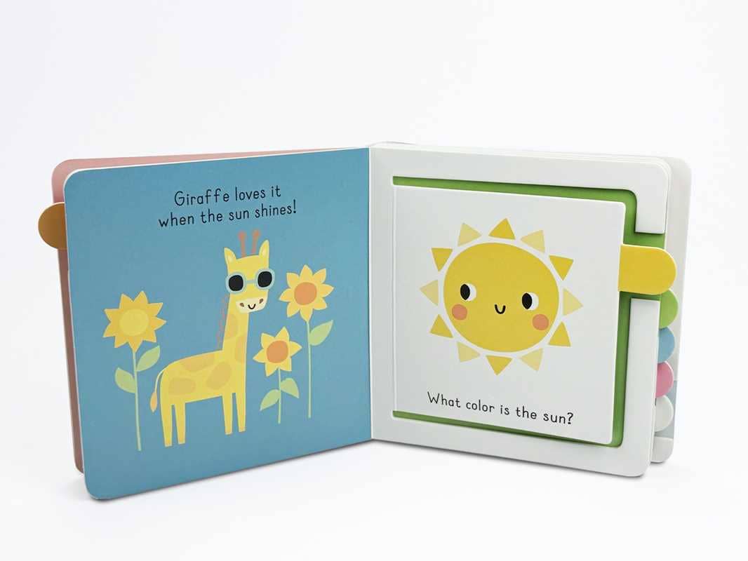 CHUNKY LIFT-A-FLAP BOOK - COLORS BY LITTLE GENIUS BOOKS