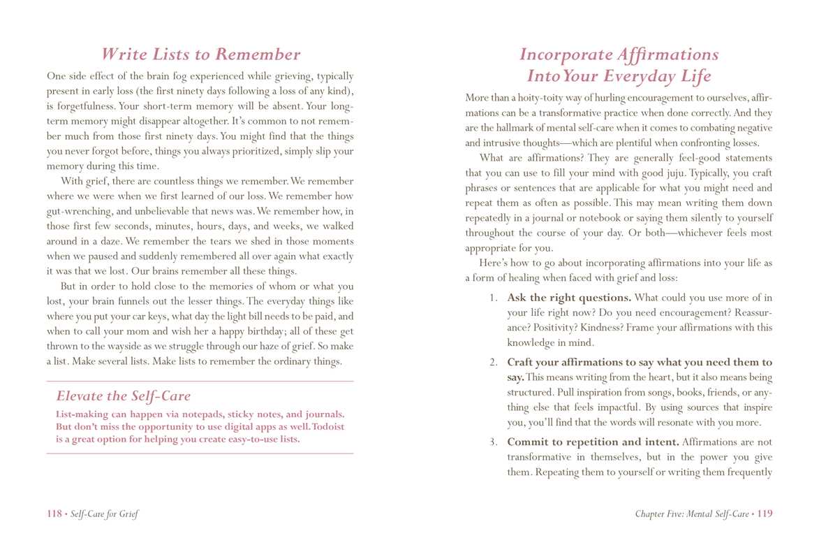 SELF-CARE FOR GRIEF