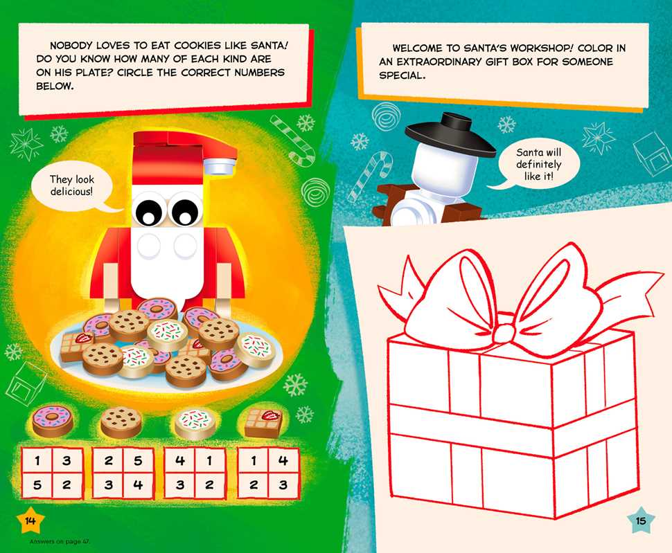 LEGO CHRISTMAS BUILD AND PLAY BOX BY AMEET PUBLISHING