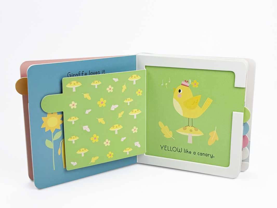 CHUNKY LIFT-A-FLAP BOOK - COLORS BY LITTLE GENIUS BOOKS