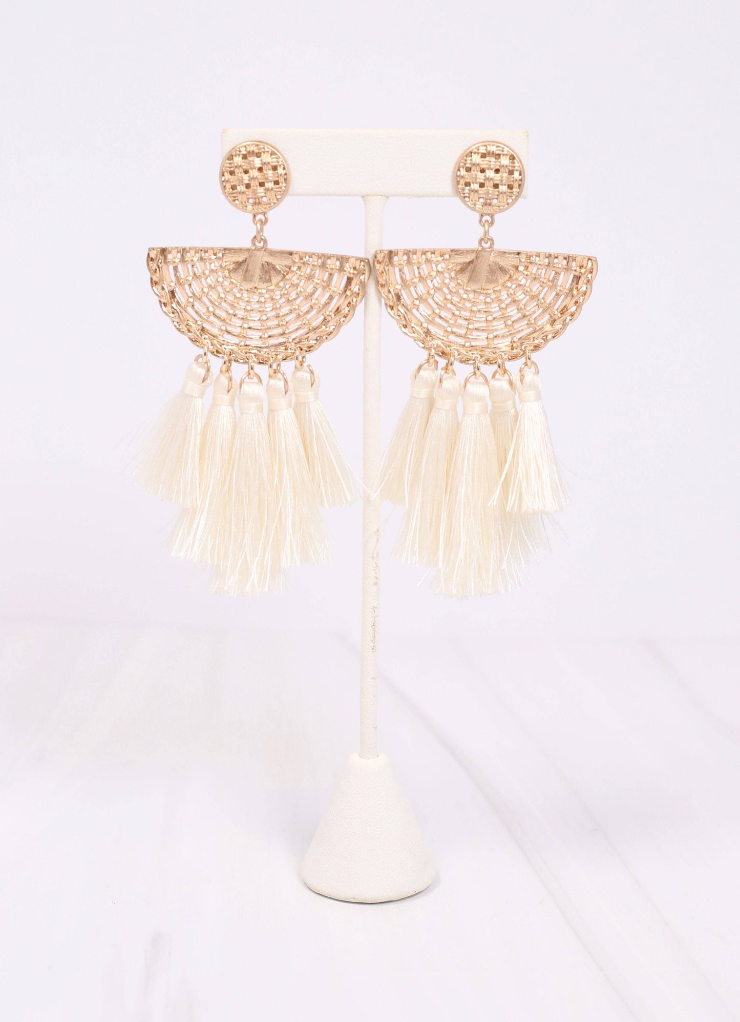 Colvin Tassel Drop Earring IVORY