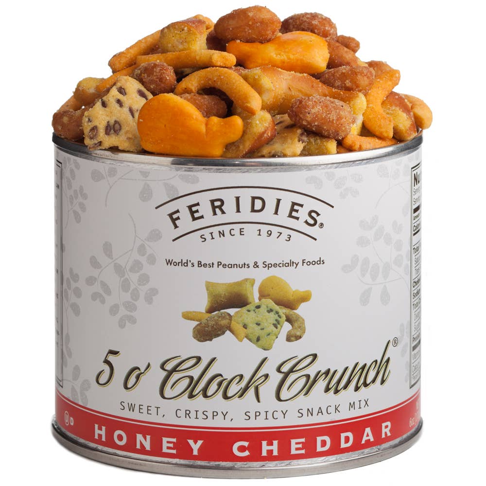 FERIDIES 6oz Tin 5 O'clock Crunch Snack Mix