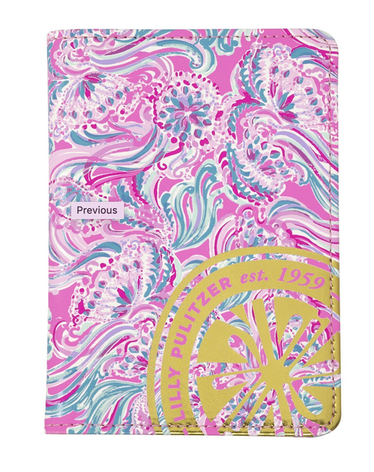 LILLY PULITZER PASSPORT COVER DON'T BE JELLY*