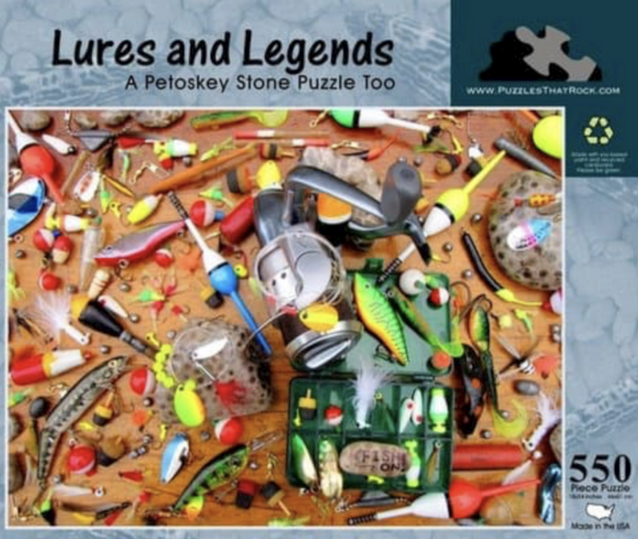 LURES AND LEGENDS JIGSAW PUZZLE 550 PCS