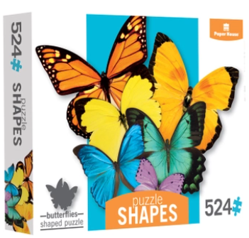 BUTTERFLY CLUSTER SHAPED PUZZEL 524 PCS