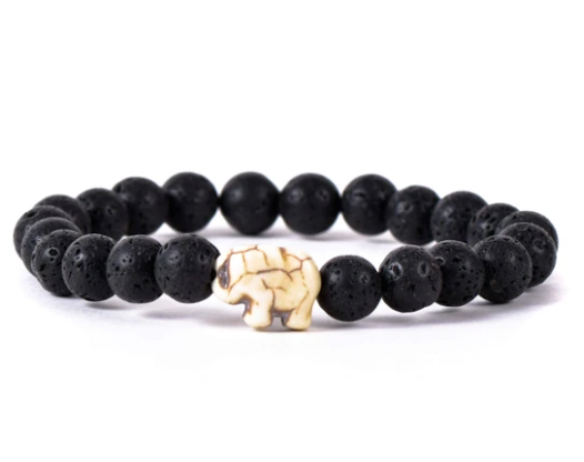 WILDLIFE COLLECTIONS THE EXPEDITION BRACELET LAVA STONE
