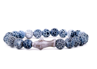WILDLIFE COLLECTIONS THE VOYAGE BRACELET DEEP BLUE