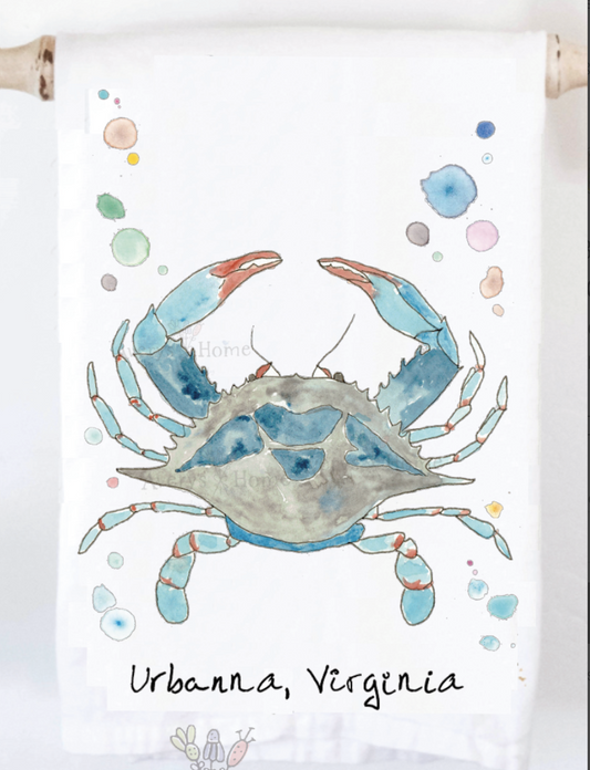 BLUE CRAB URBANNA TOWEL