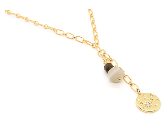 CELESTIAL NORTH STAR GOLD NECKLACE