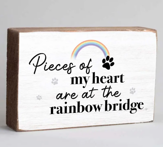 RAINBOW BRIDGE DECORATIVE WOODEN BLOCK