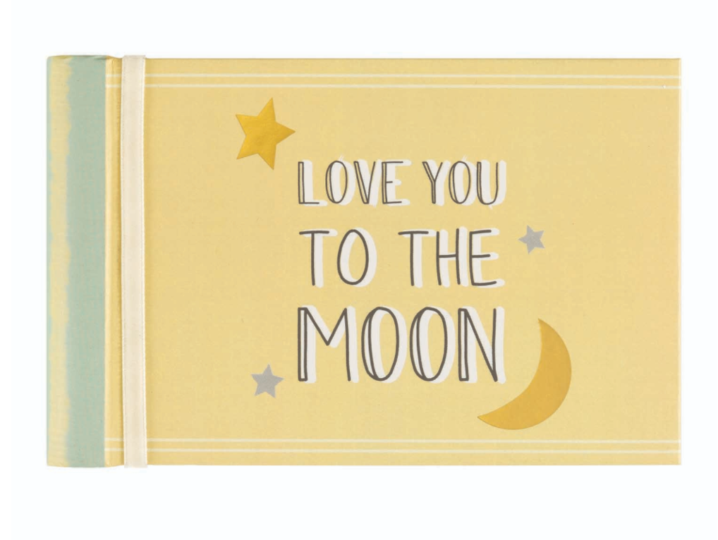 LOVE YOU TO THE MOON BRAG BOOK