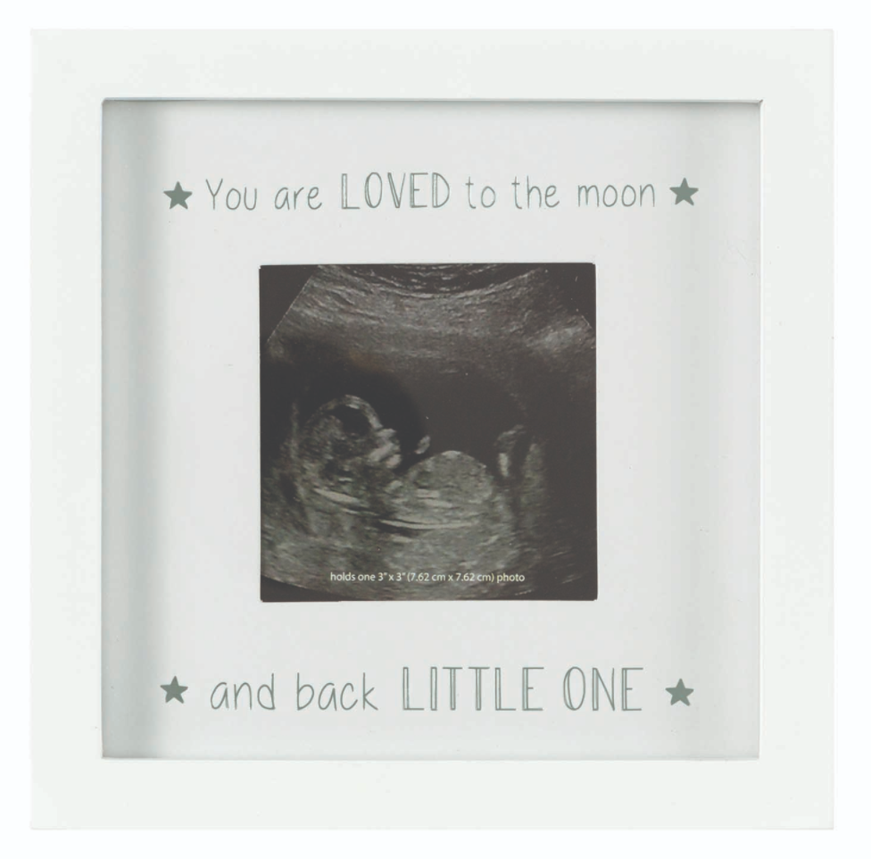 LOVE YOU TO THE MOON SONOGRAM FRAME