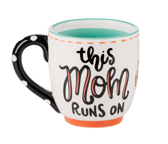 THIS MOM RUNS ON COFFEE CHAOS AND SNUGGLES