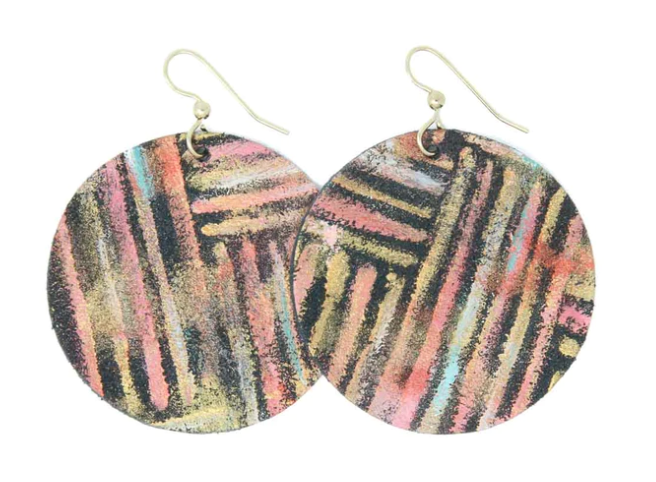 KEVA COME TOGETHER ROUND EARRINGS BY JEANETTA GONZALES