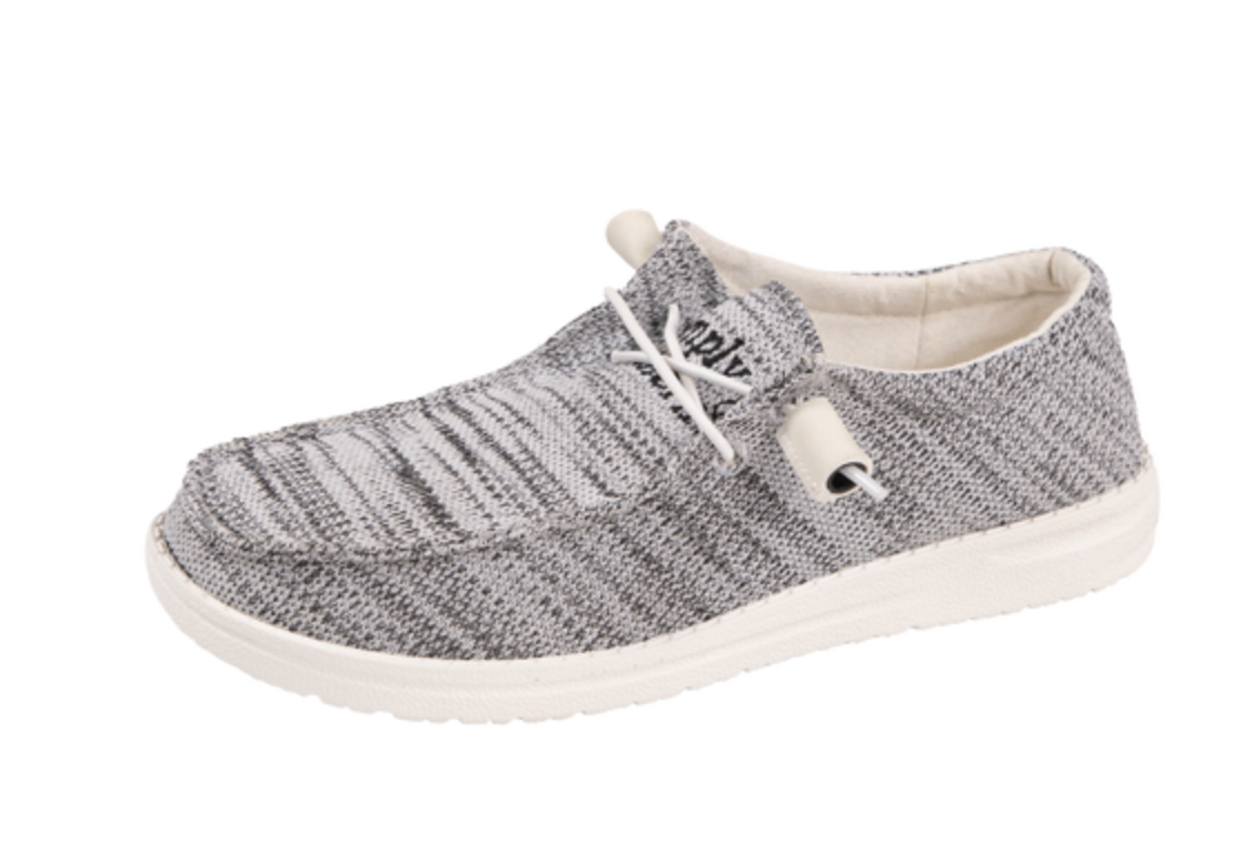 SIMPLY SOUTHERN SLIP ON HEATHER GREY