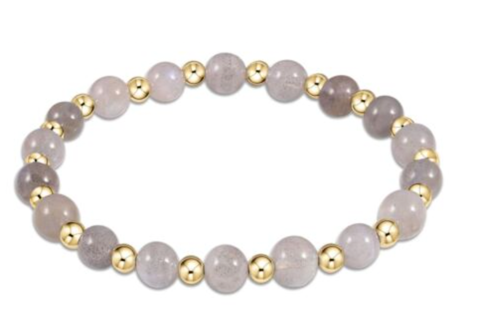 ENEWTON  Grateful Pattern 6mm Bead Bracelet Labradorite***