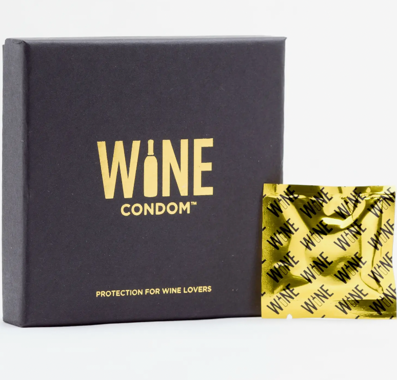 THE ORIGINAL WINE CONDOMS WINE & BEVERAGE BOTTLE STOPPER