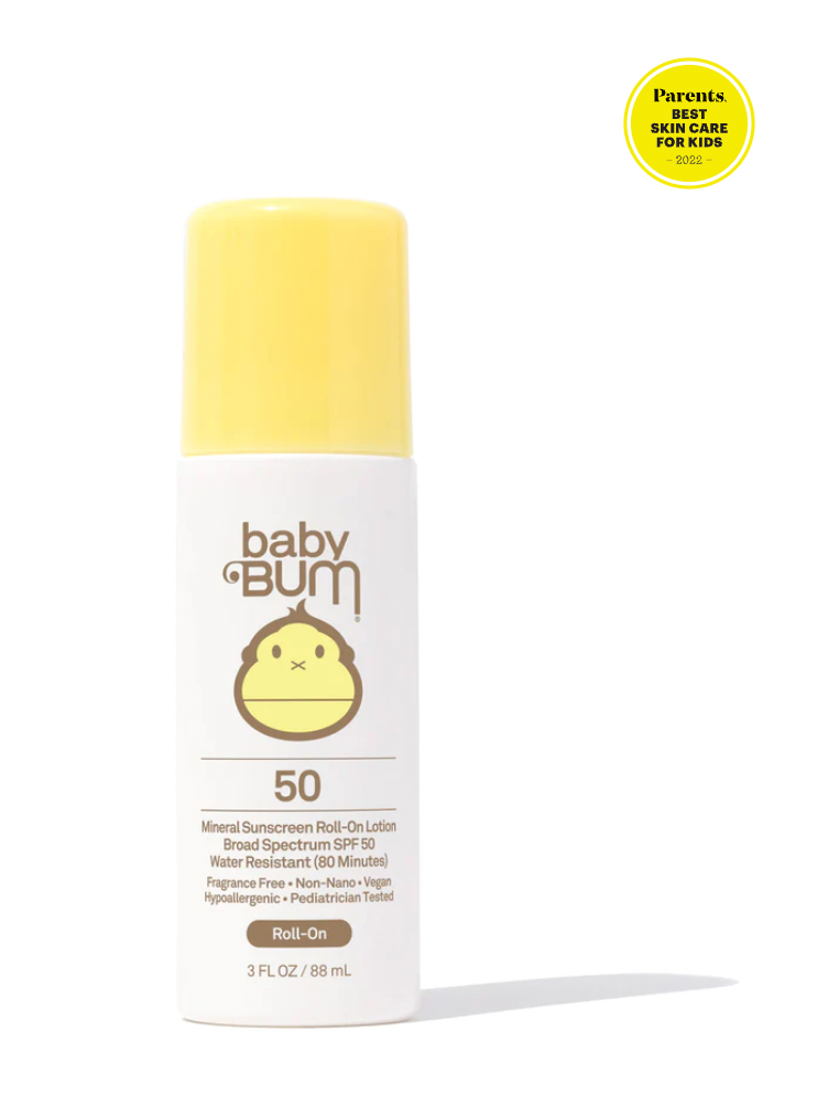 BABY BUM SPF 50 SUNSCREEN ROLL ON LOTION 3 OZ