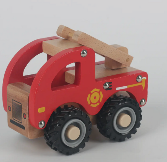 FIRE TRUCK WOODEN TOY