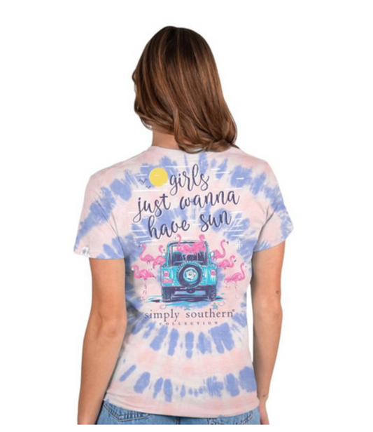 SIMPLY SOUTHERN GIRLS JUST WANNA HAVE FUN SHORT SLEEVE